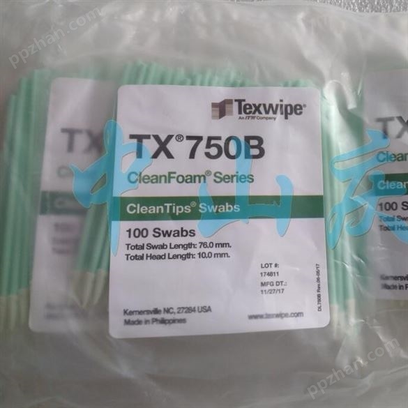 供应美国TEXWIPE 棉签TX750B