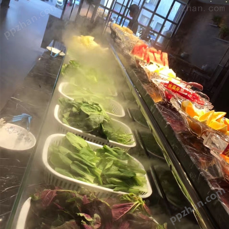 火锅店喷雾加湿设备 蔬菜保鲜设备作用