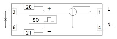 导轨式单相电能表接线