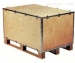上海松江广缘木箱包装箱木托盘钢边箱框架箱是结实不结实