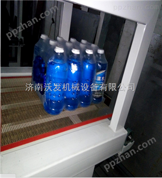 济南玻璃水防冻液PE膜收缩机|五金收缩机价格优质供应商济南沃发机械