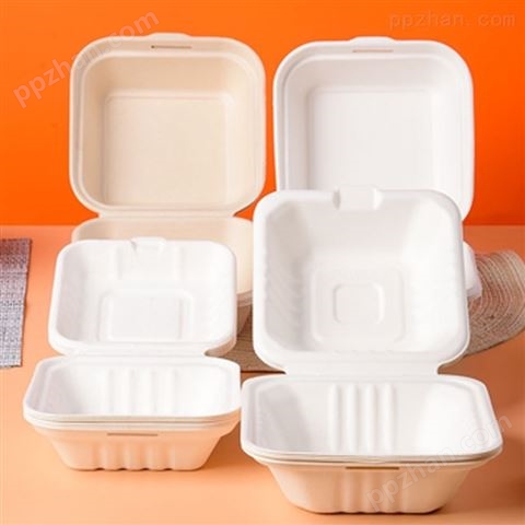 秸秆包装盒6寸蛋糕盒纸餐盒可降解环保餐具