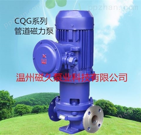 CQG-L立式管道化工磁力泵